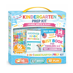 Kindergarten Prep Kit | Preschool Learning 3-5 | Homeschool Toddler Activities Bundle