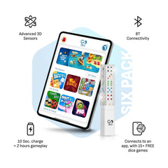 GoDice FULL Pack – Interactive STEM Dice Kit (6 Dice)