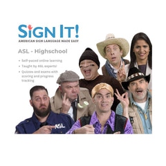 American Sign Language (ASL) I & II Curriculum Bundle | Middle School to High School
