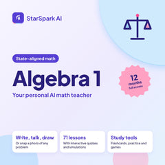 StarSpark AI Algebra 1 (State-Aligned)