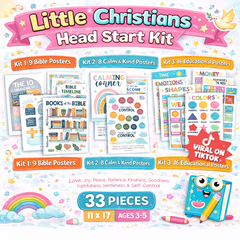 Little Christians Head Start Kit - Colorful Theme