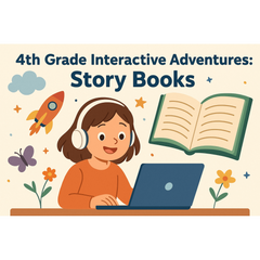 4th Grade Interactive Adventures: Story Books