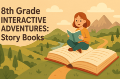8th Grade Interactive Adventures: Story Books