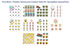 Fine Motor, Problem Solving and Creative Skills Kit: SpongeBob SquarePants