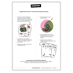 Spelling Targeted Practice Grade 1 - *Print At Home* Digital Download (Mrs Wordsmith)