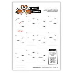 Spelling Grade 2 Targeted Practice - *Print At Home* Digital Download (Mrs Wordsmith)
