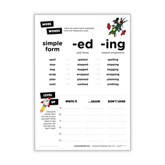 Spelling Grade 3 Targeted Practice - *Print At Home* Digital Download (Mrs Wordsmith)