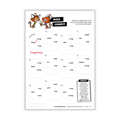 Spelling Grade 3 Targeted Practice - *Print At Home* Digital Download (Mrs Wordsmith)