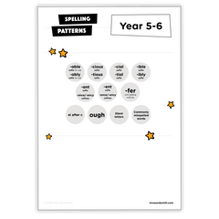 Spelling Grade 4-5 Mixed Practice - *Print At Home* Digital Download (Mrs Wordsmith)