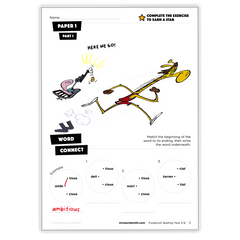 Spelling Grade 4-5 Mixed Practice - *Print At Home* Digital Download (Mrs Wordsmith)