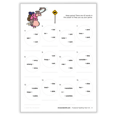 Spelling Grade 4-5 Mixed Practice - *Print At Home* Digital Download (Mrs Wordsmith)