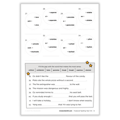 Spelling Grade 4-5 Mixed Practice - *Print At Home* Digital Download (Mrs Wordsmith)