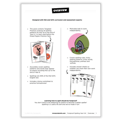 Spelling Grade 4-5 Targeted Practice - *Print At Home* Digital Download (Mrs Wordsmith)