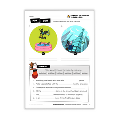 Spelling Grade 4-5 Targeted Practice - *Print At Home* Digital Download (Mrs Wordsmith)
