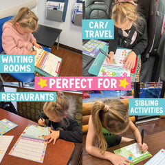 Kids Handwriting Practice Magic Copybooks (Reusable) | ABC Tracing + Number Tracing + Pen Refills