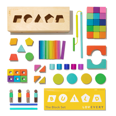 Spatial Reasoning, STEM Learning, and Fine Motor Development Kit - Lovevery The Block Set