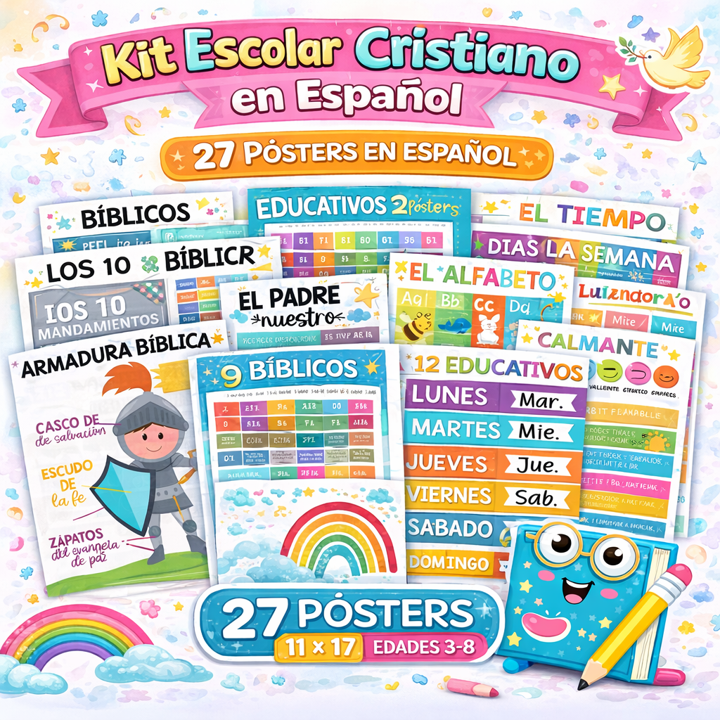 Little Spanish Christian Learning Kit