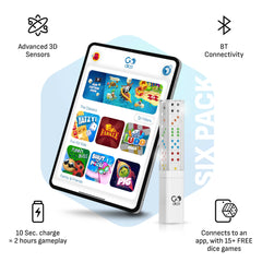 GoDice FULL Pack – Interactive STEM Dice Kit (6 Dice)