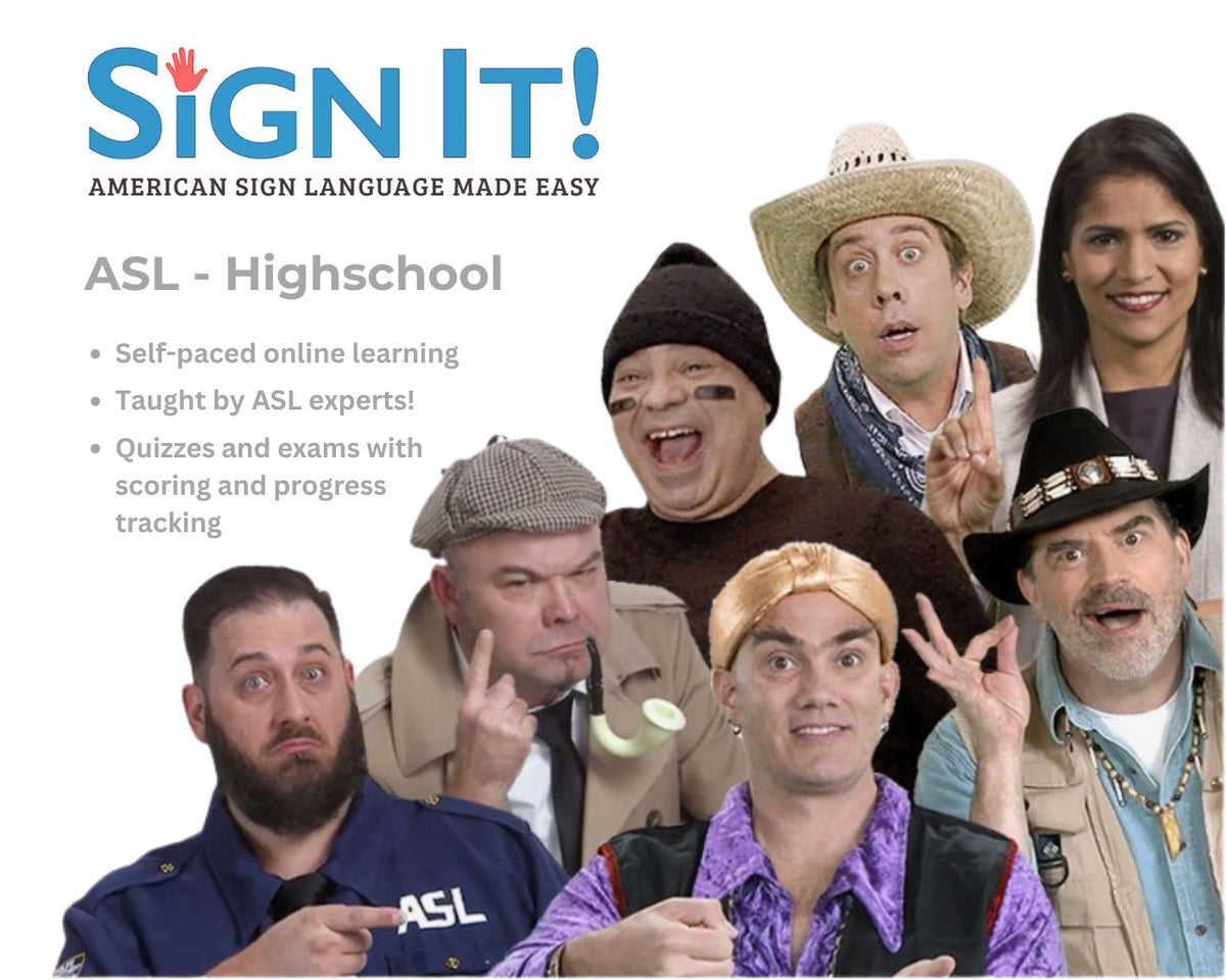 American Sign Language (ASL) I & II Curriculum Bundle | Middle School to High School