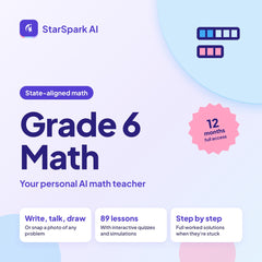 StarSpark AI Grade 6 Math (State-Aligned)