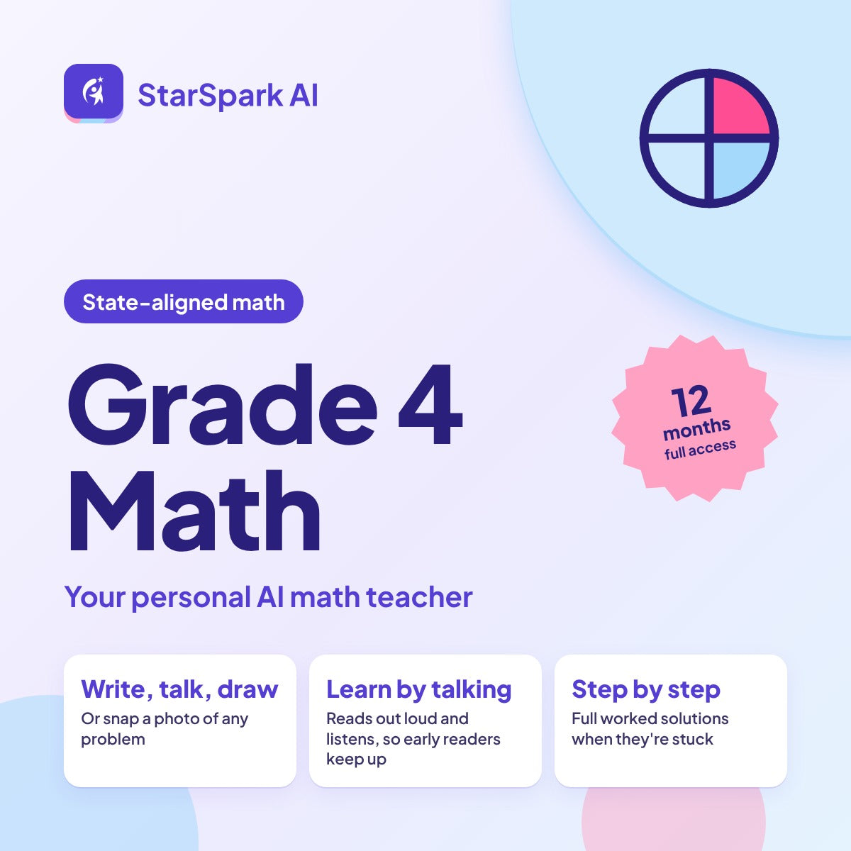 StarSpark AI Grade 4 Math (State-Aligned)