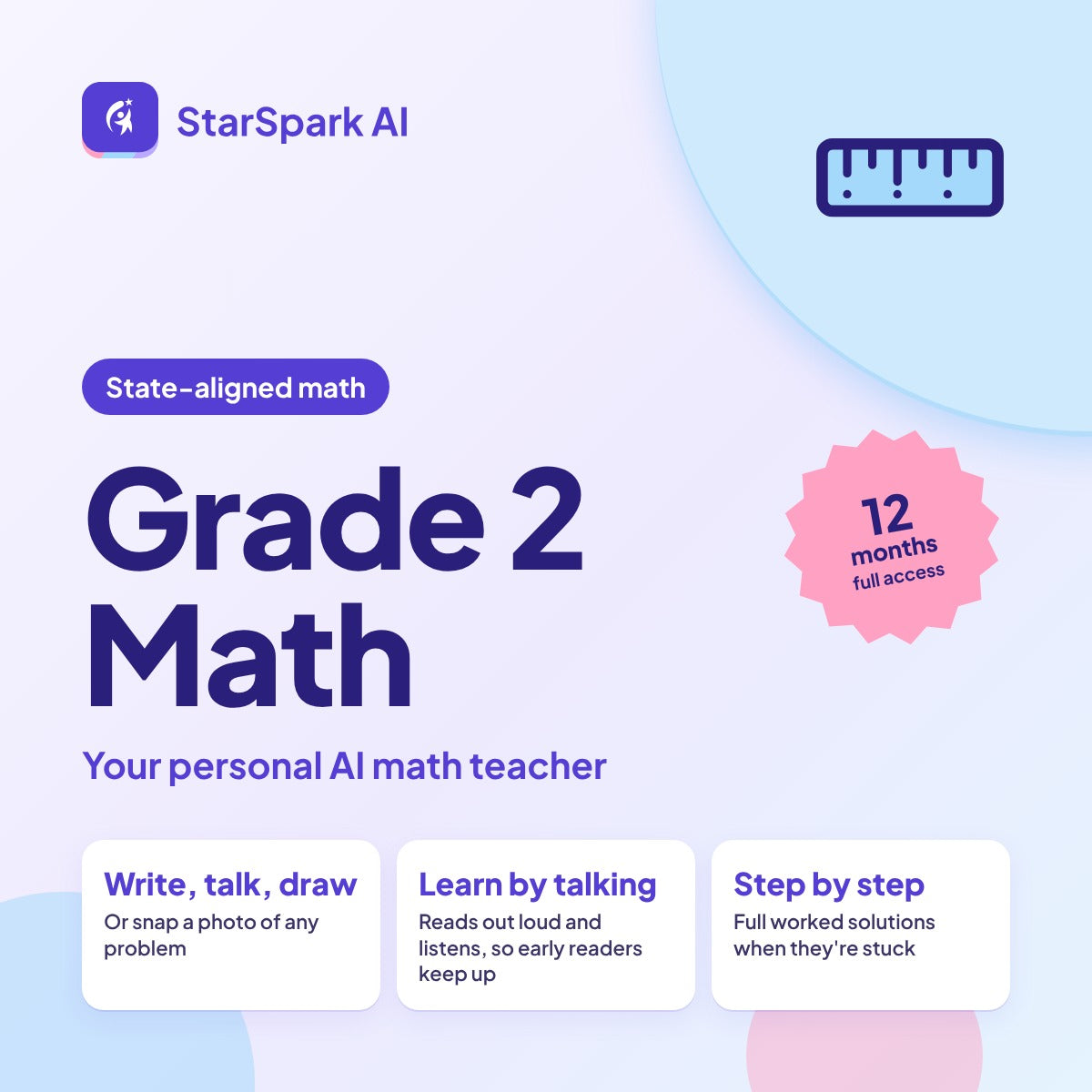 StarSpark AI Grade 2 Math (State-Aligned)