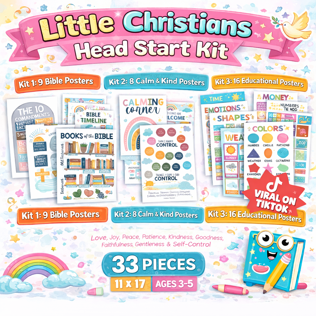 Little Christians Head Start Kit - Colorful Theme