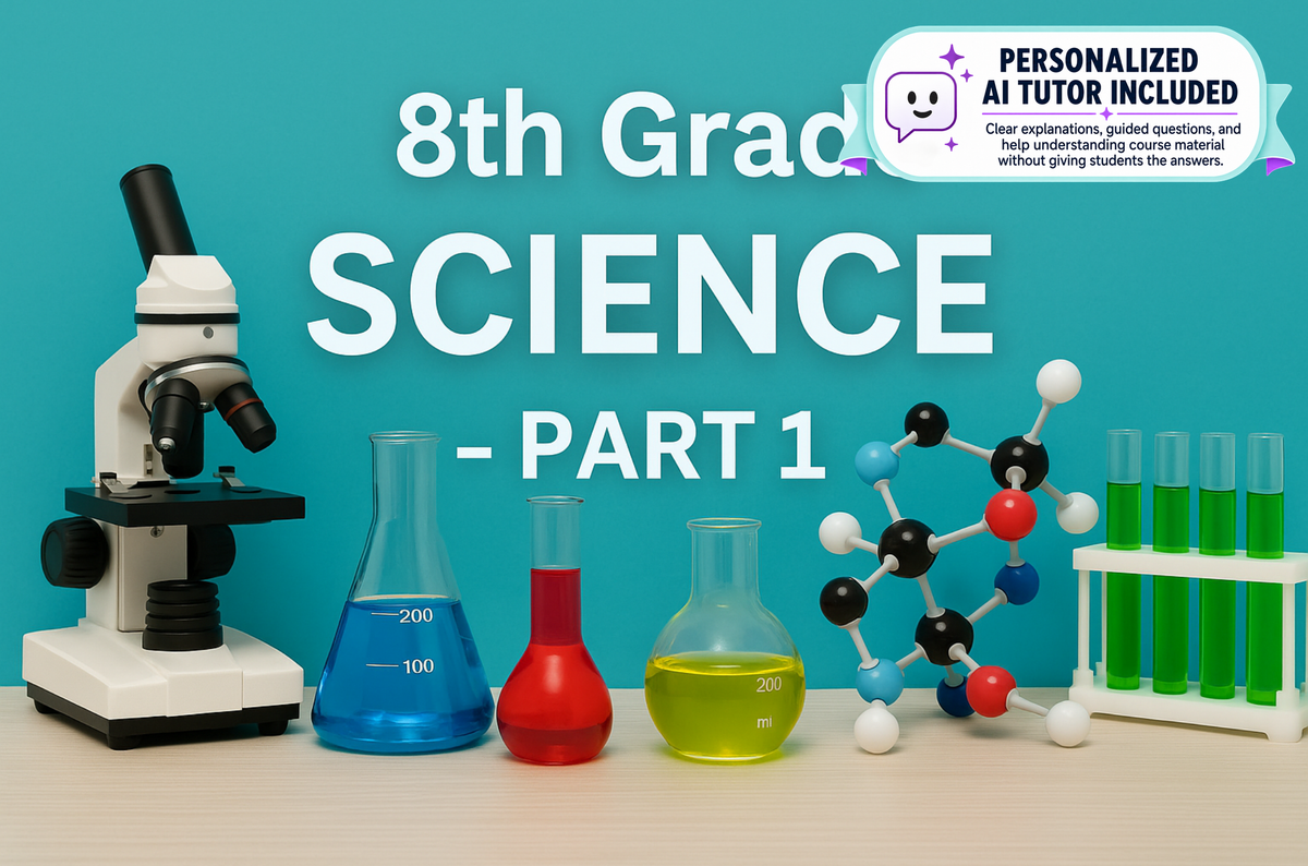 8th Grade Science - Part 1 (With Personalized AI Tutor)