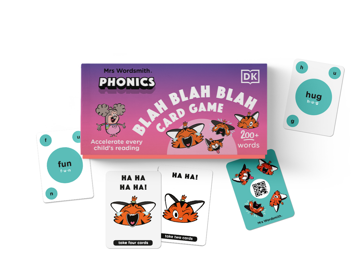 Blah Blah Blah Phonics Card Activity - Mrs Wordsmith