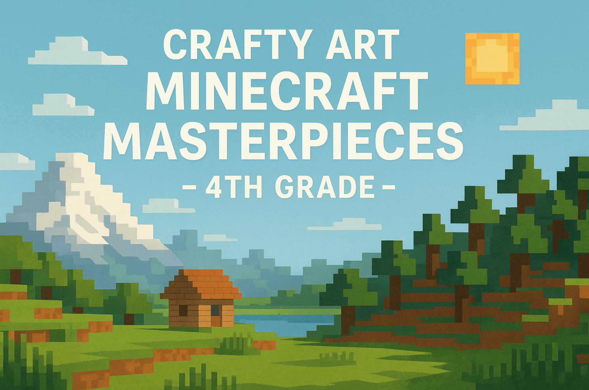 Crafty Art Minecraft Masterpieces - 4th Grade – EducationMegaStore.com