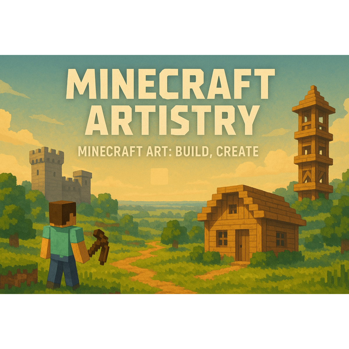 Minecaft Create Minecraft Artistry: Minecraft Art: Build, Create – EducationMegaStore.com