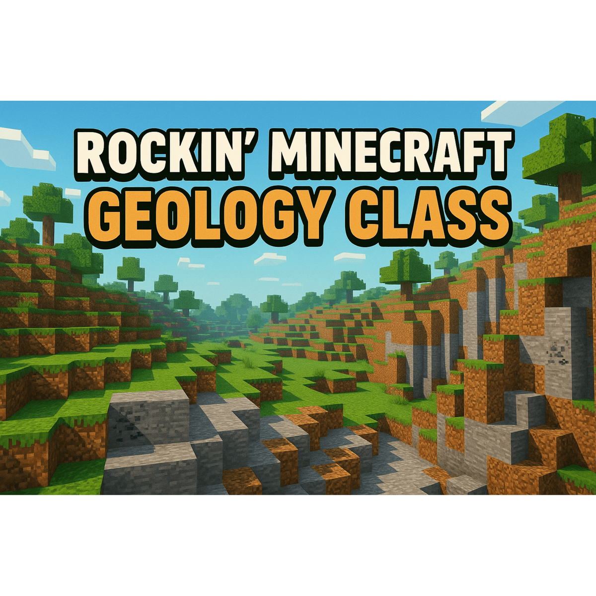 Minecraft Geological Rift Minecraft Geology - Rockin' Minecraft Geology – EducationMegaStore.com
