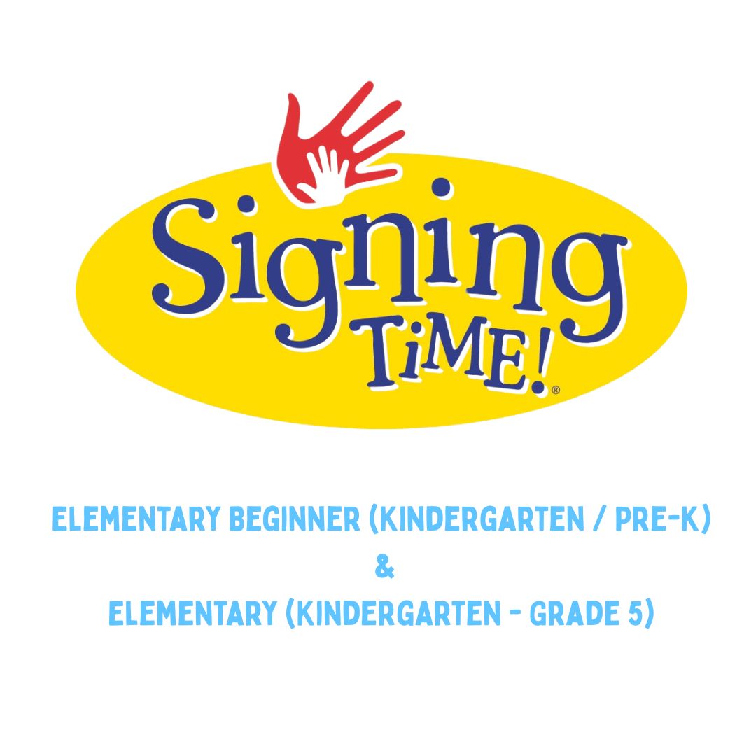 American Sign Language (ASL) Beginner & Elementary Curriculum Bundle | Pre K to Grade 5