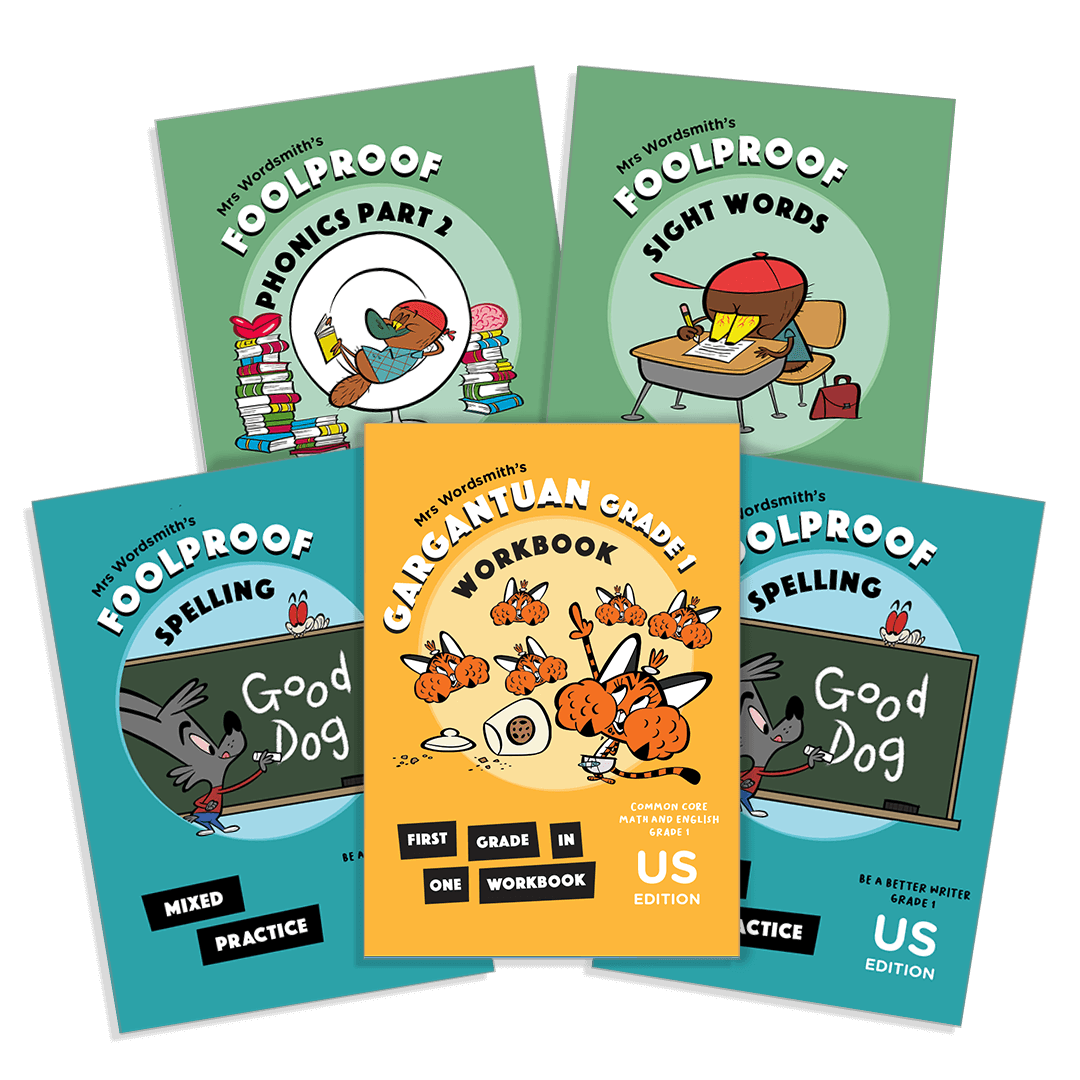 Grade 1 Bundle - *Print At Home* Digital Download (Mrs Wordsmith)