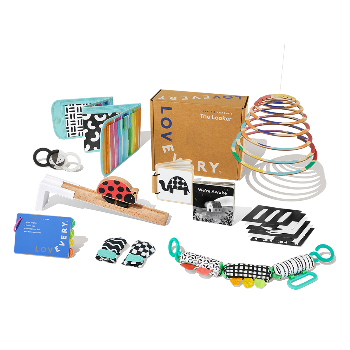 Visual Tracking and Sensory Learning Kit - Lovevery Looker Kit
