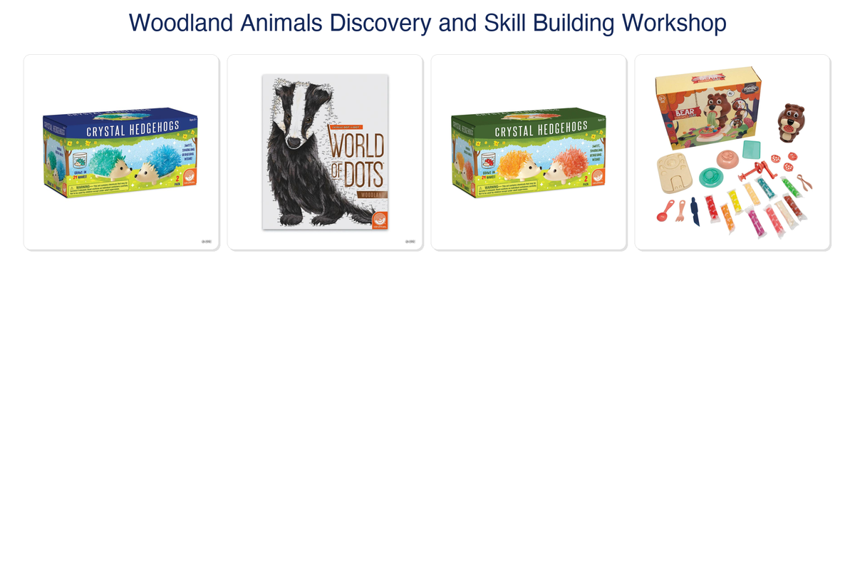 Woodland Animals Discovery and Skill Building Workshop