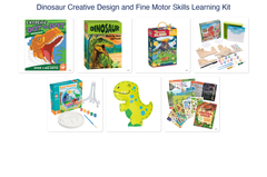 Dinosaur Creative Design and Fine Motor Skills Learning Kit