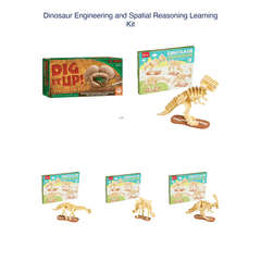 Dinosaur Engineering and Spatial Reasoning Learning Kit