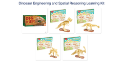 Dinosaur Engineering and Spatial Reasoning Learning Kit