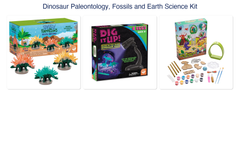Dinosaur Paleontology, Fossils and Earth Science Kit