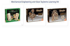 Mechanical Engineering and Gear Systems Learning Kit