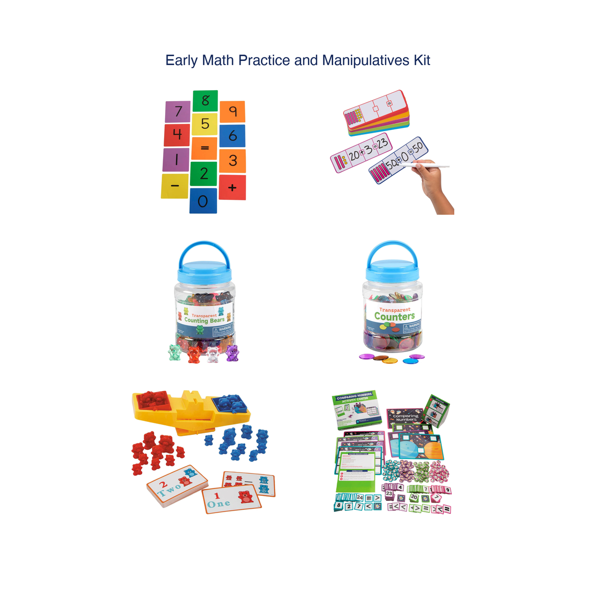 Early Math Practice and Manipulatives Kit