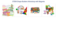 STEM Shape Builders Workshop with Magnets