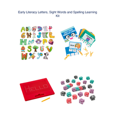 Early Literacy Letters, Sight Words and Spelling Learning Kit