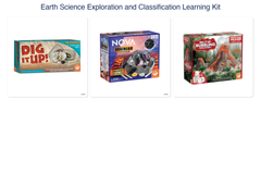 Earth Science Exploration and Classification Learning Kit