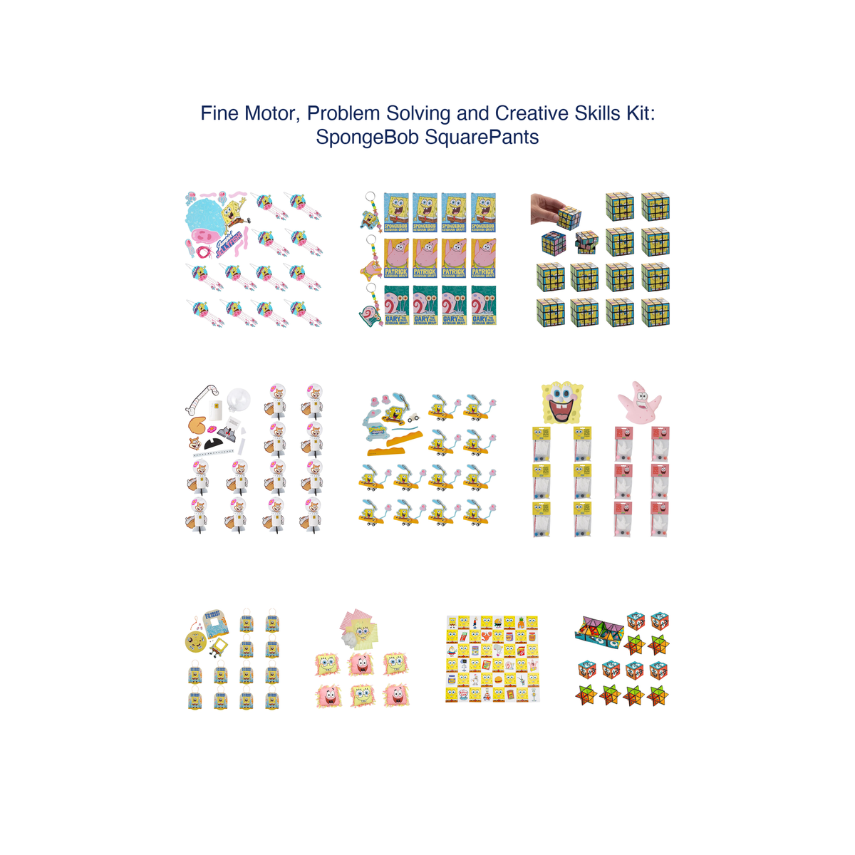 Fine Motor, Problem Solving and Creative Skills Kit: SpongeBob SquarePants