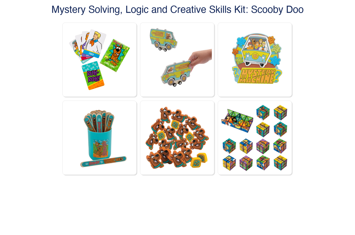 Mystery Solving, Logic and Creative Skills Kit: Scooby Doo