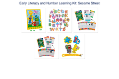 Early Literacy and Number Learning Kit: Sesame Street