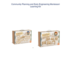 Community Planning and Early Engineering Montessori Learning Kit