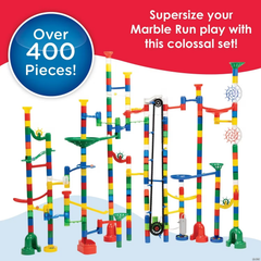 Colossal Elevator Marble Run Engineering Set, 400 Pc.